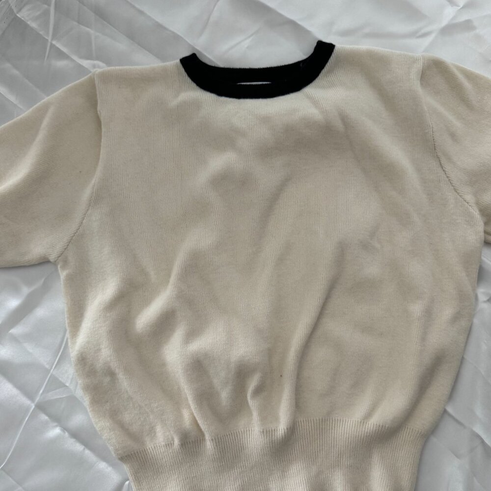 Knit Mix Ringer Knit Top - Picture 4 of 4